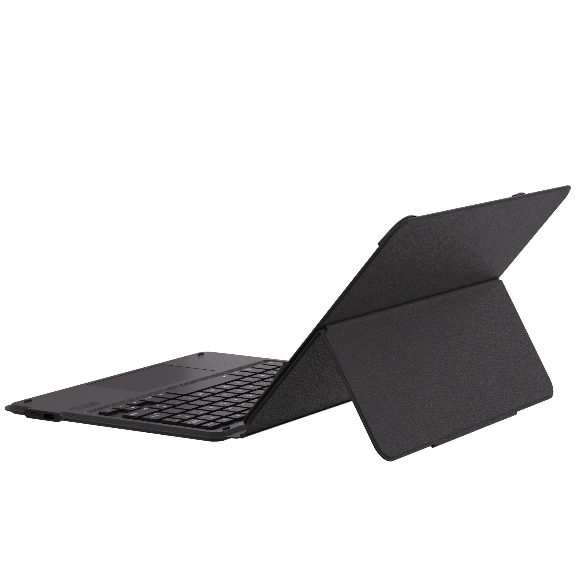 Adjustable PU Leather Folio Keyboard Case for 10-11