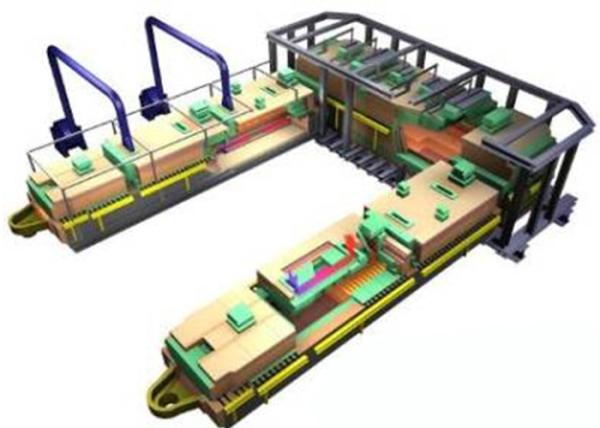 Four mis le feu par extrémité des matériaux réfractaires JEFFER 50 Tpd