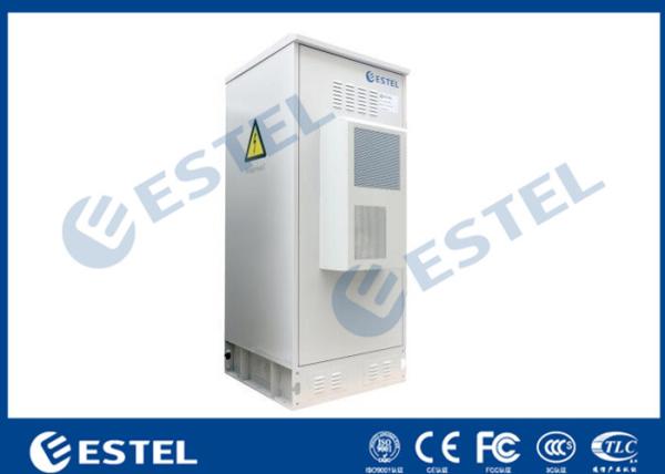 Refrigerar exterior do condicionador de ar do armário de IP55 32U/19 avança o armário dobro da estação base da parede da montagem em rack
