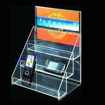 Counter top Acrylic display for mobile phone promotion supplier