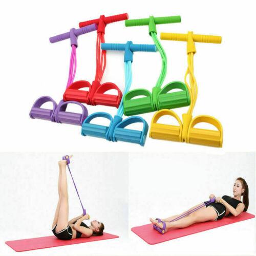 Faixas da resistência de Pilates do equipamento da ioga das faixas da resistência do tubo da goma 4 da aptidão