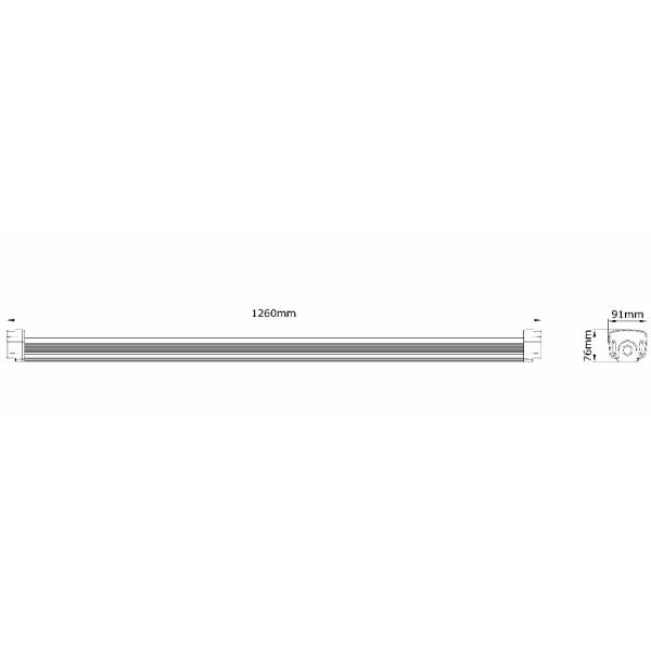 Iluminacion вися свет доказательства СИД 6w 9w T5 T8 90cm 150cm Tri
