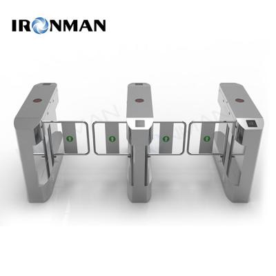 Arc Bevel Automatic Swing Gate Turnstile 1200*280*980mm For Enterprises