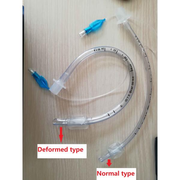 Медицинская устранимая трубка Uncuffed катетера Cuffed усиленные эндотрахеальные трубки