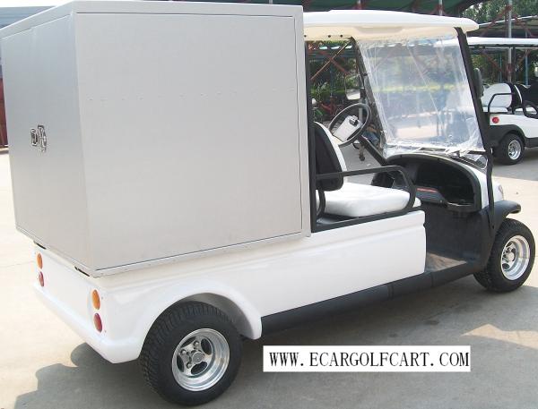 Electric Utility  Golf Cart  2 Seaters With Aluminum  Box For Transportation