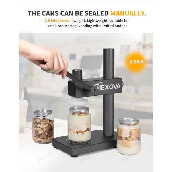 Pet Hand Press Manual Can Sealing Machine For Plastic Beverage Cans