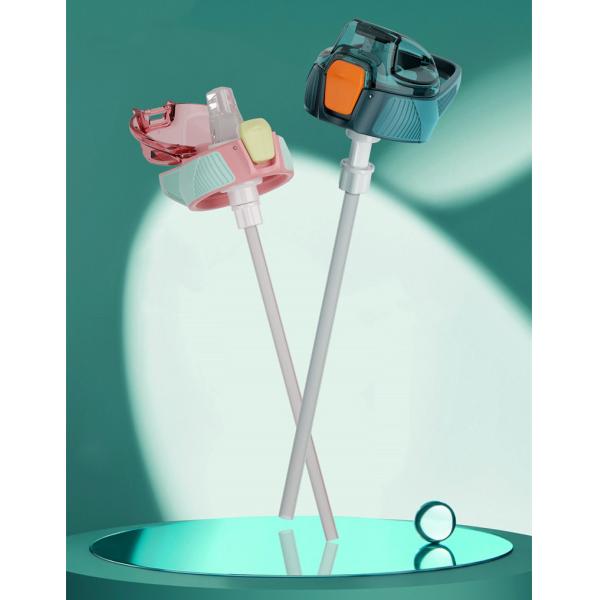 Large 1 Gallon Tritan Plastic Gym Bottle Leakproof Flip Top Football Water Bottles