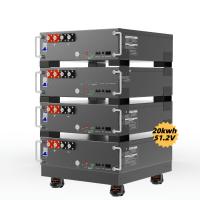 Porta de comunicação RS232 20Kwh 40Kwh Lifepo4 Bateria para solução de armazenamento de energia solar