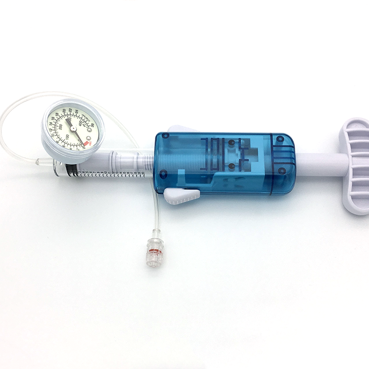 Disposable Medical PTCA Balloon Inflation Device