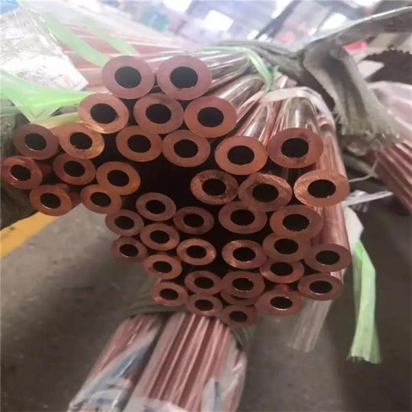 1/4 to 3/4 Round Copper Pipes with Wall Thickness 0.3mm-20mm for Oversea Jobs