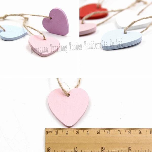 Mini Heart Shaped Chalkboard Sign Hanging Double Sided Blackboard Message Board Hanging Signs for Weddings, Parties, Home