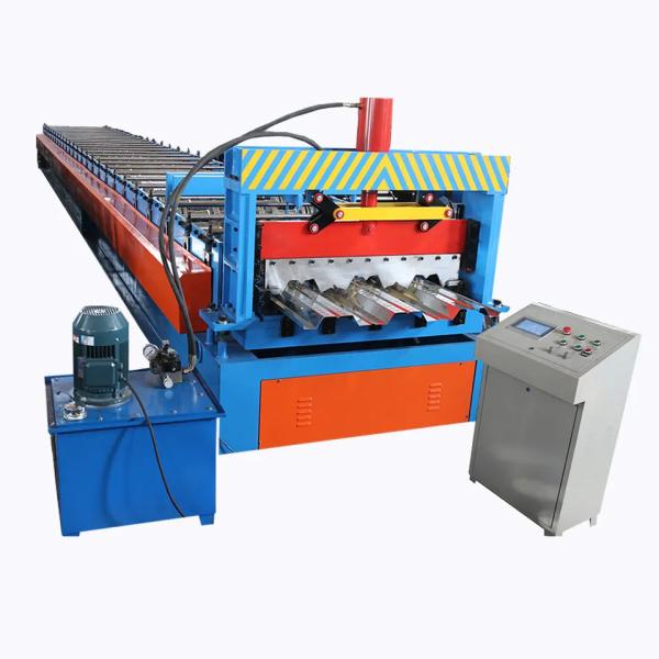 380V 50Hz 3phases Metal Deck Roll Forming Machine With 15 - 20m/Min