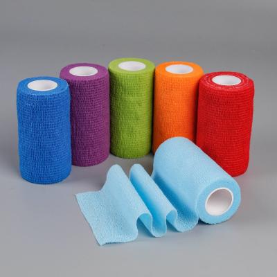 Ataduras elásticas adesivas médicas Hypoallergenic amarelas azuis brancas