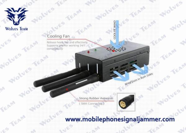 Black Wifi Signal Jammer 2 In 1 Smart For Wireless Video Camera JM132803