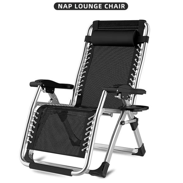 Beach Chair Zero Gravity Outdoor Lounge Chairs with Removable Cushion Headrest Cup Holder Reclining Patio Moon Chair Style