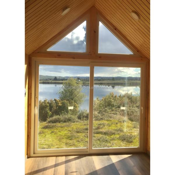 Modern Triangular Resort Hotel Casa prefabricada de contenedores con una habitación Baño Cocina y jardín Características Puerta de panel de sándwich