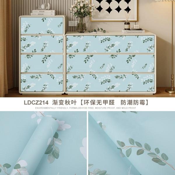 Self Adhesive Vintage Floral Wallpaper Shelf Liner for Dresser Drawers Cabinet Waterproof and Modern 3D Flower Design