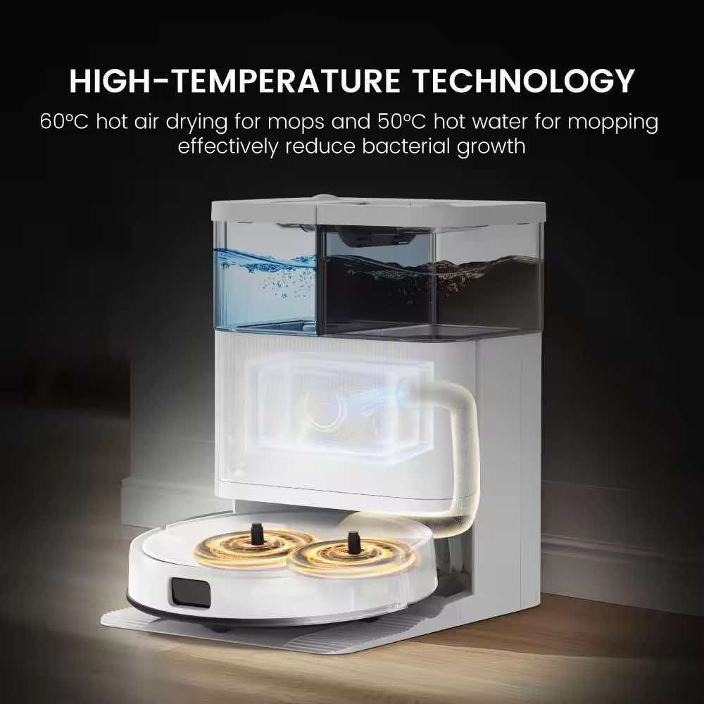 Auto Rotary Mop Robot Vacuum Cleaner With Obstacle Detection Self Wash Mop OEM