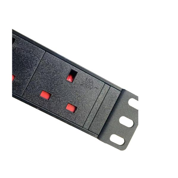 1U 19-Inch Rack Mount Power Distribution Unit,8 Outlets,13A 230V,Industrial Grade PDU for Server & Network Equipment