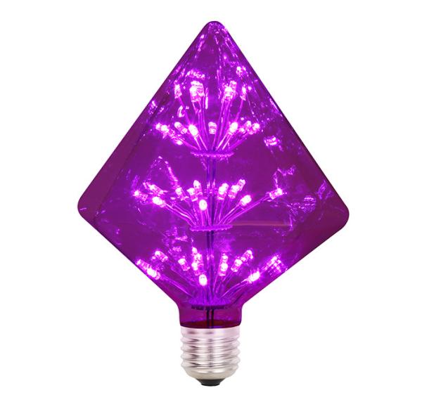 Led G125 Globe Decorative Filament Bulbs Colorful Holidays Filament Style Led Bulb