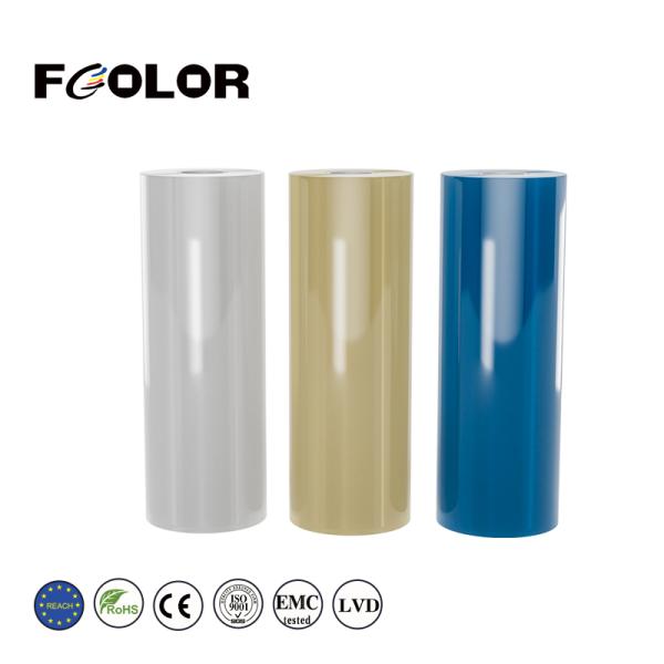 FCOLOR Wholesale Custom AB Cold Film Printing DIY logo Transfer on Glass & Film UV DTF Sticker
