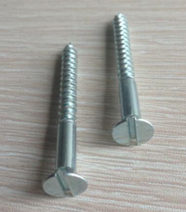 Galvanized Hex Head Pan Head Screw Slotted Countersunk M6x20 Size DIN97