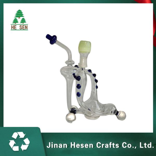 SGS Irregular 8.5 Inch Smoking Pipe Glass Hookah