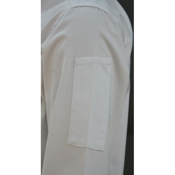 Breathable Protective Work Clothing White Chef Jacket OEM / ODM Available