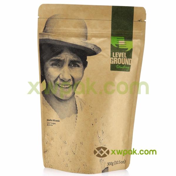 Сумки бумаги Крафт качества еды упаковывая подгоняли жару цвета - загерметизируйте влагостойкое