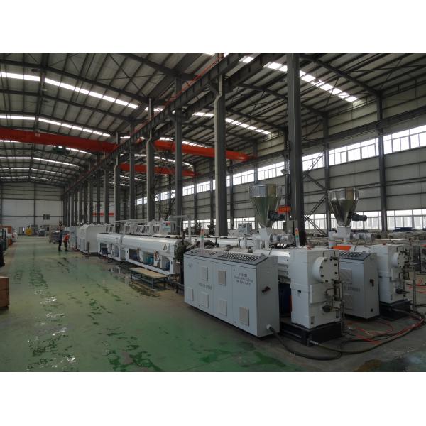 Tubulação da linha da extrusão da tubulação da água de esgoto/Pvc que faz a máquina 160-315mm