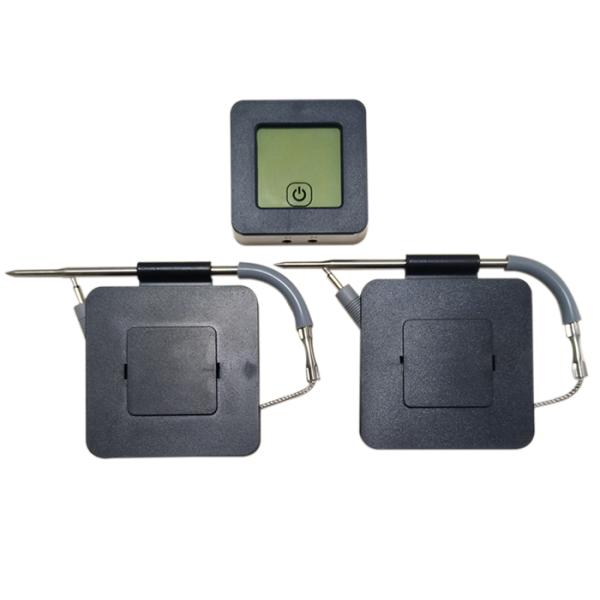 Bluetooth Connect Digital Food Thermometer , Dual Probe Smoker Grill BBQ Thermometer