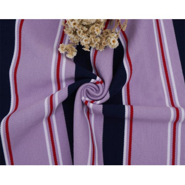 Comfortable And Skin-Friendly Durable Wear-Resistant Striped Knit Fabric For Casual Wear