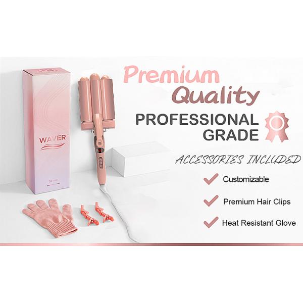 78W Curler волос 3 бочонков уменьшить Frizz и повреждают подгонянный цвет