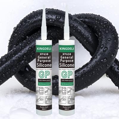 Transparent Acetic Cure Silicone Sealant Anti Fungus For Door