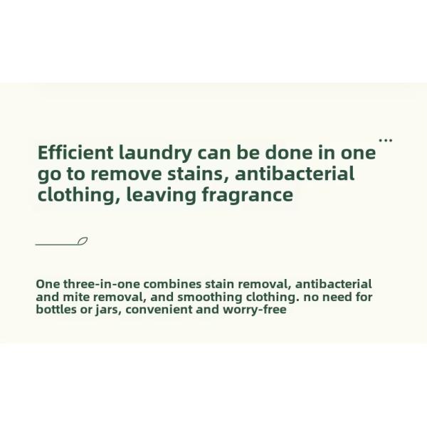 Middle Foam Eco-friendly Washing Machine Capsules Laundry Detergent Pods For Washing Clothing