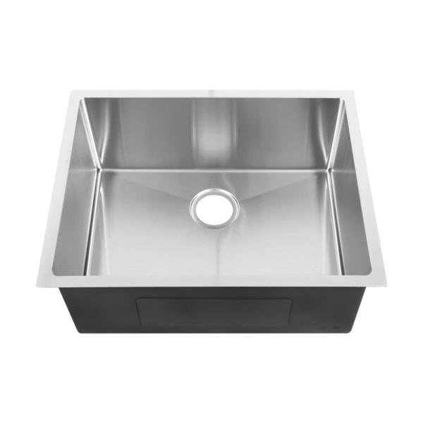 O exterior de aço inoxidável durável da banca da cozinha de Undermount dimensiona 25 polegadas X 20 polegadas