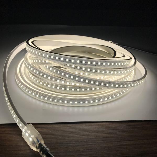 PVC impermeável da luz de tira 12W/M do diodo emissor de luz do FCC 5050RGB 6x16mm