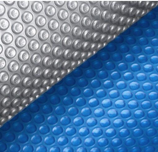 13м * 5м Внешний и внутренний бассейн Солнечный покров / Солнечное одеяло Синий цвет