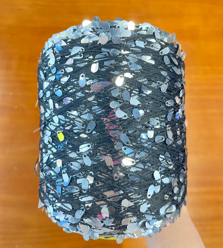 Пряжа Sequin семени дыни цвета исследования нового продукта для вязать руки