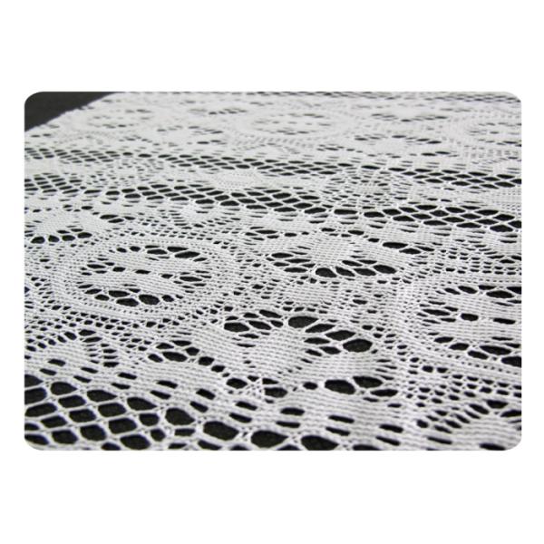 White Polyester Lace Fabric