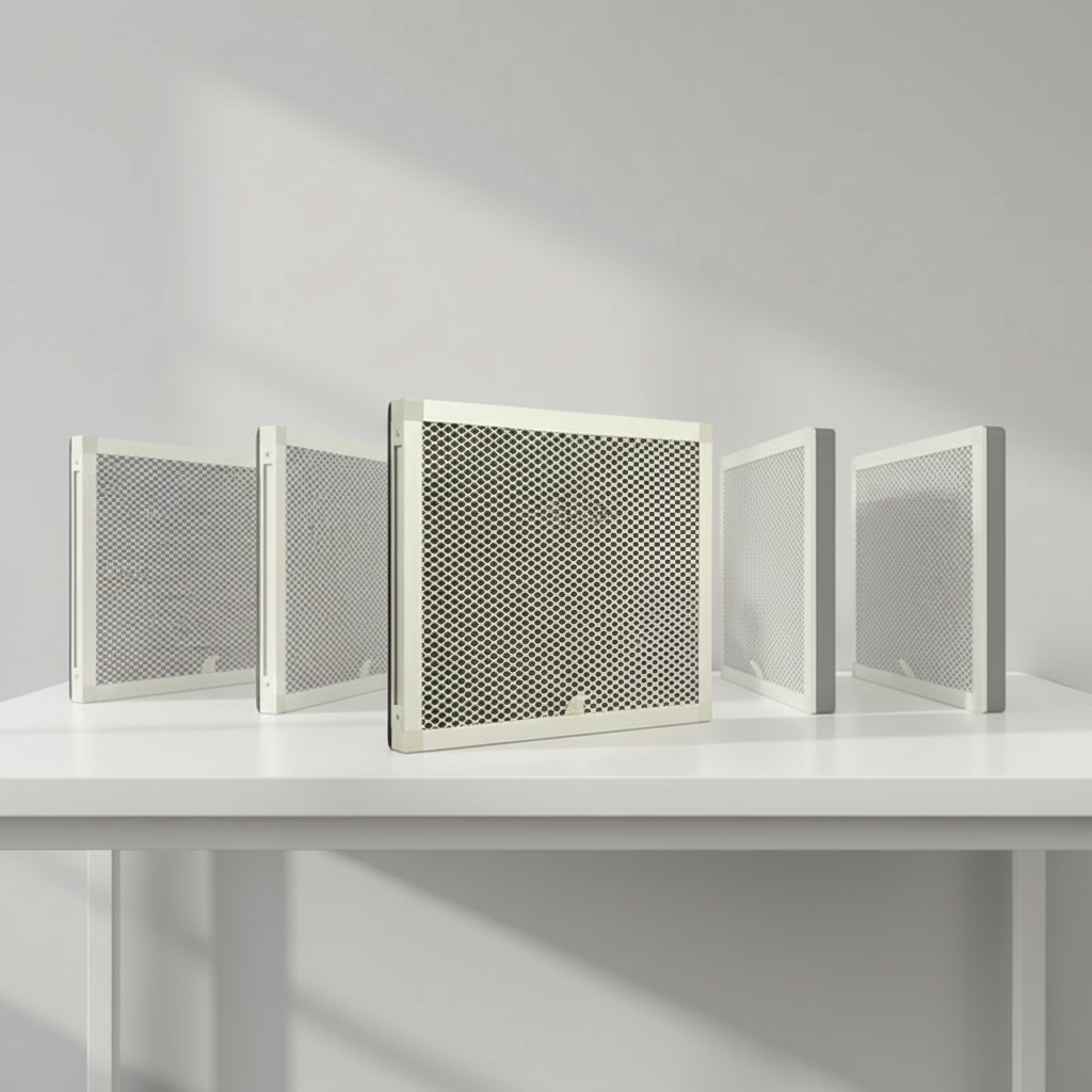Durable H14 HEPA Panel Filter with 99.99% Efficiency and 0.3um Filtration Precision Using Glass Fiber Media