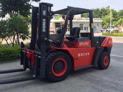 8.5 Ton Heavy Duty Forklift , Diesel Engine Forklift Truck Clearance Buffering Structure