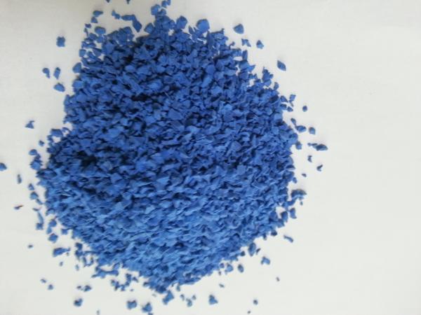Colored EPDM Rubber Granules Customized Playground Rubber Crumb 1mm - 4mm / 3mm - 5mm