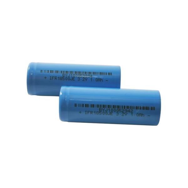 LiFePo4 1000mAh Cylindrical Li Ion Battery 18500 Grade AAA Rechargeable Cell