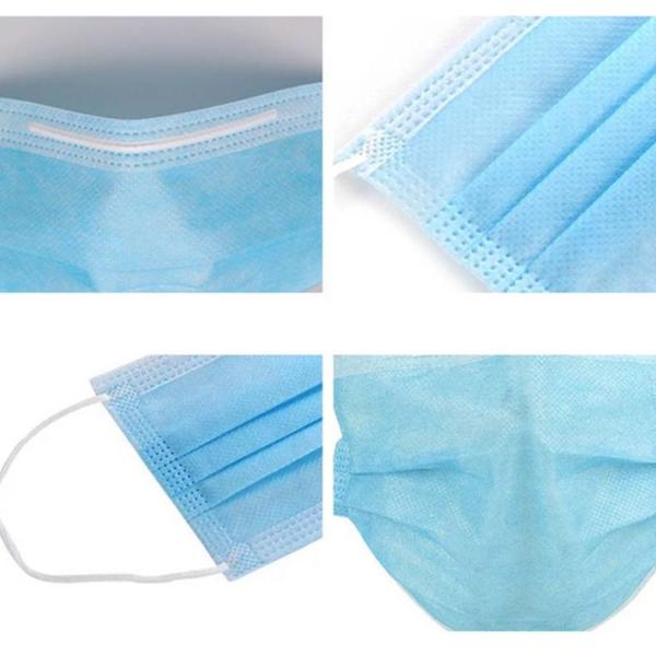 Unisex Anti Pollution Disposable Antiviral Blue Face Mask