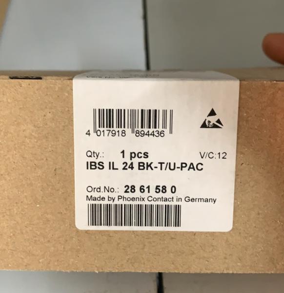 Phoenix PLC Inline Bus Coupler 2861580 (IBS IL 24 BK-T/U-PAC) Inline Connector In Stock