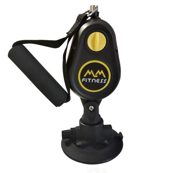 Black Suction Cups Rope Trainer for Cross Fit Training and Elastic Pull Rope Exercise