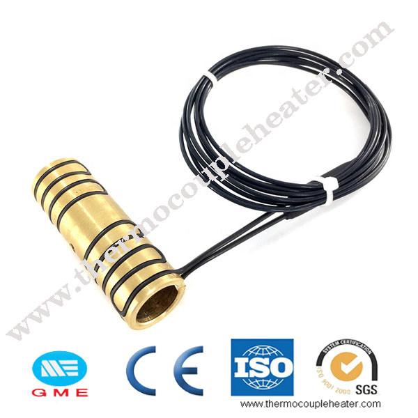Calefatores bondes de bronze do tubo com ou sem o par termoelétrico para a modelagem por injeção
