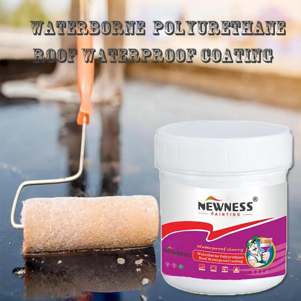 Resistance Water Proofing Outdoor Paint Polyurethane Waterproof Roof Coating with 4H Drying Time