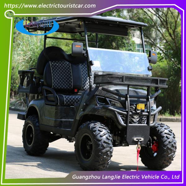 4 Wheels Electric Golf Cart Car With Golf Bag Rack 5KW Electric Scooter Golf Buggy